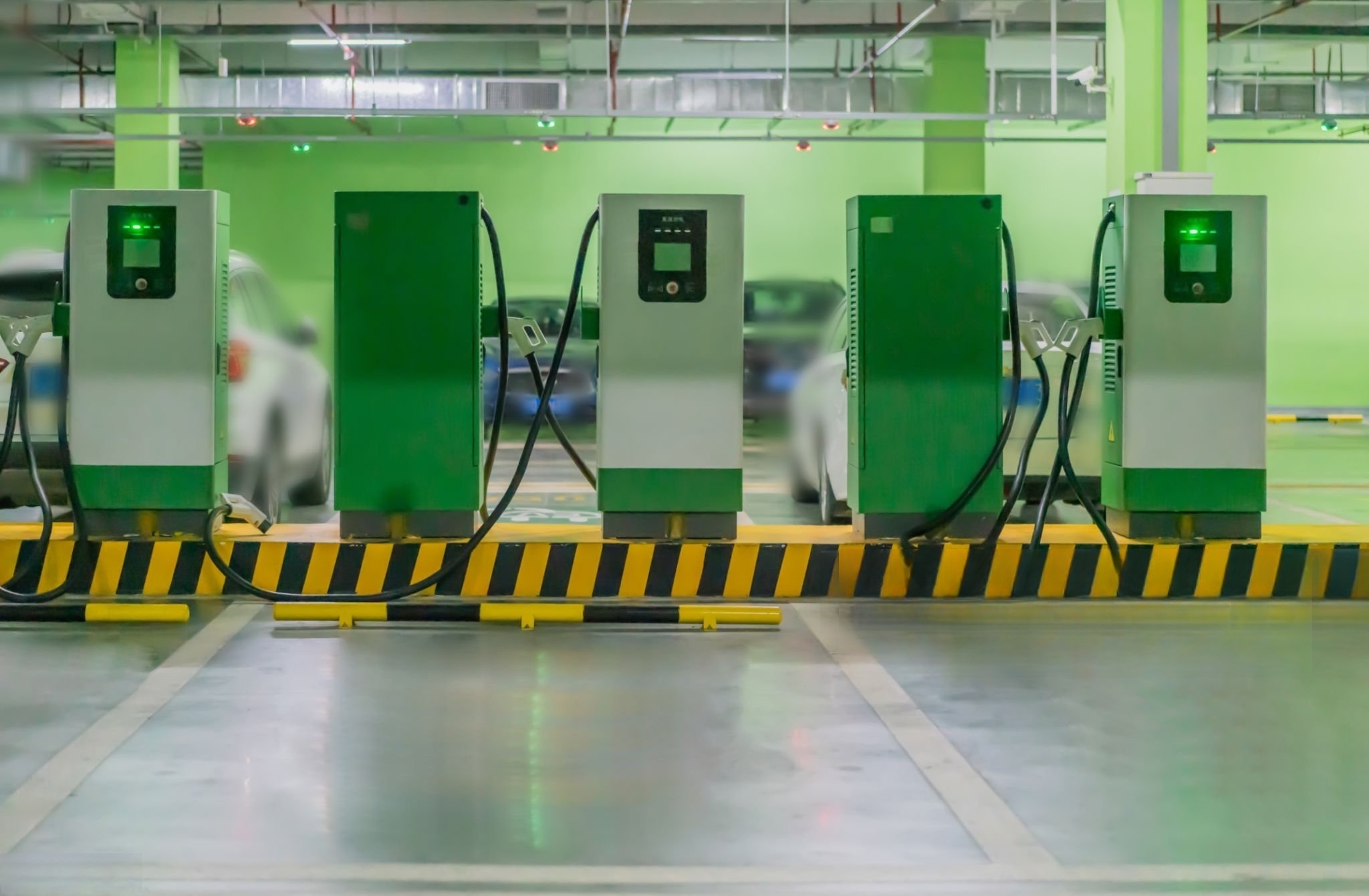ev charger station in mall